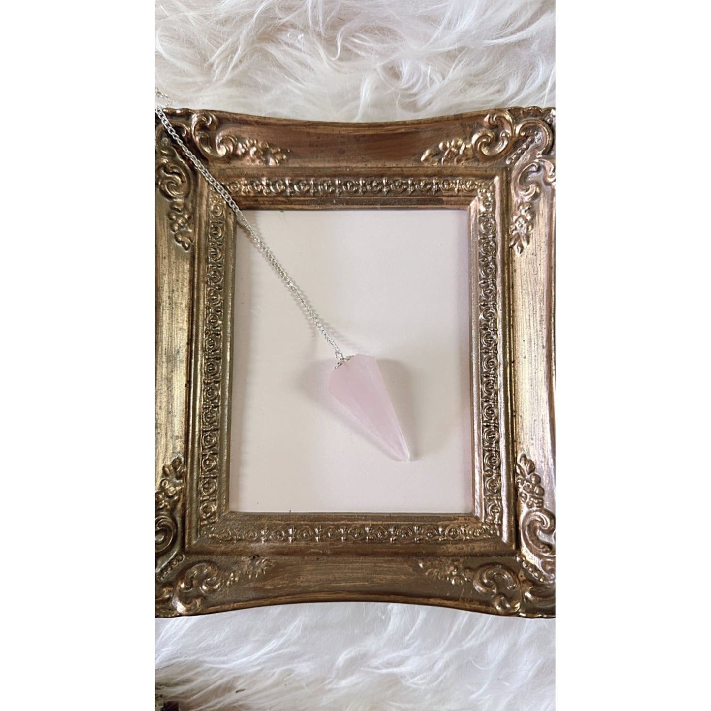 Rose Quartz Pendulum