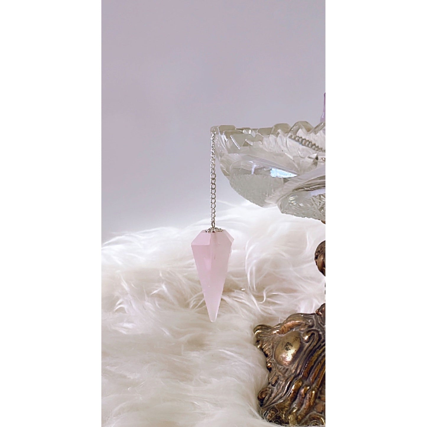 Rose Quartz Pendulum