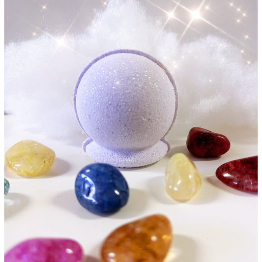 Natural Foaming Crystal Ball Bath Bomb