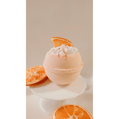 Golden Glow Orange Bath Bomb Elixir