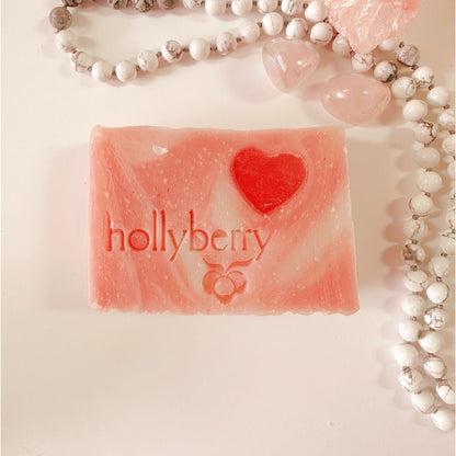 Heartbeat - Natural Strawberry Rhubarb Bar Soap